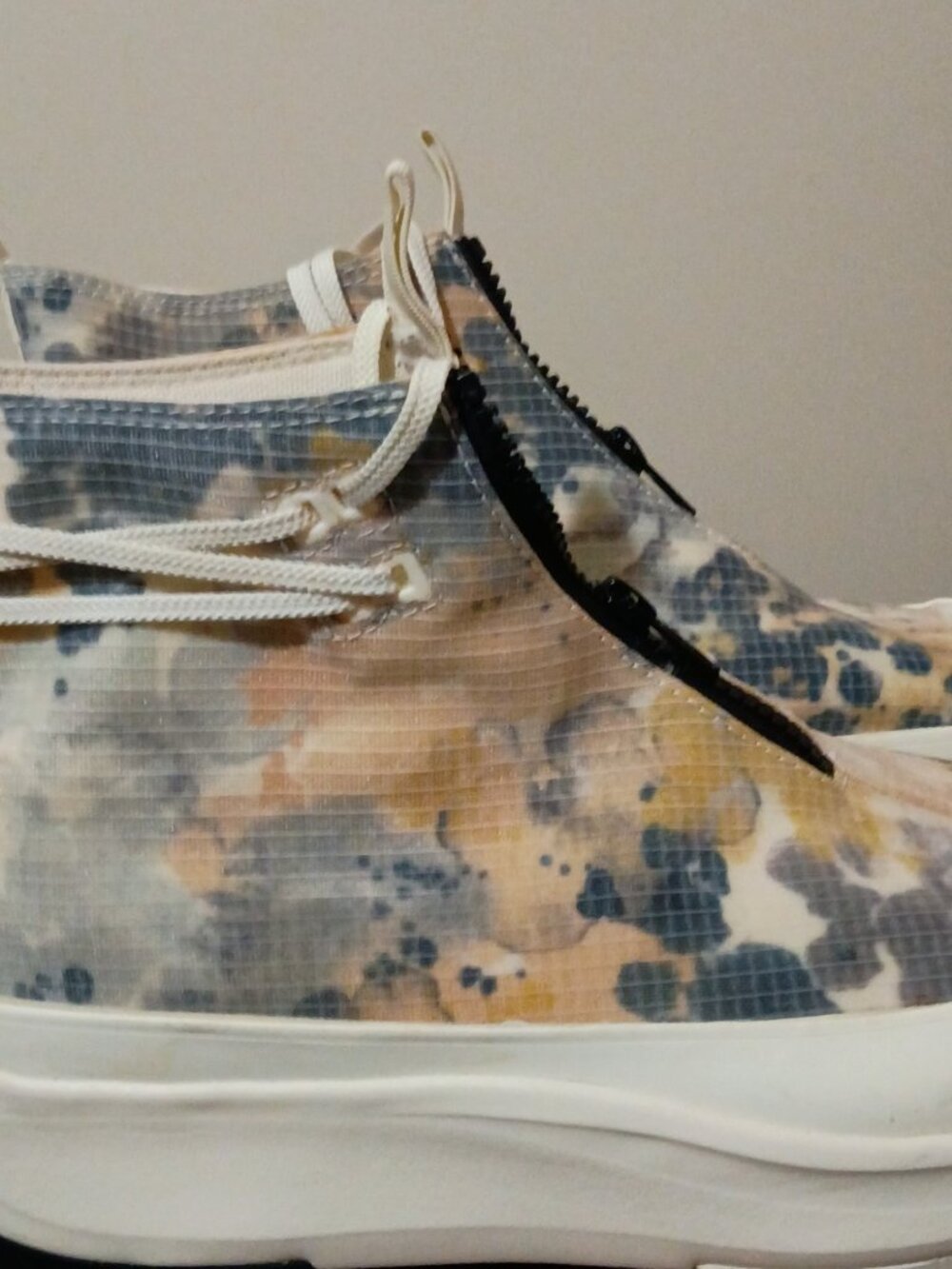 Converse Run Star Hike Womens Sz 10 'Washed Florals' White Beige Shoes 170776C - Picture 4 of 14
